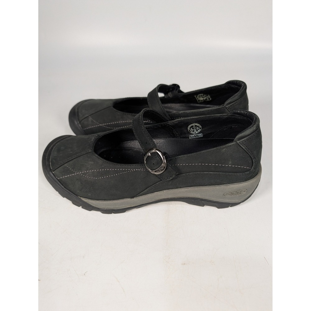 Keen Presidio Mary Jane Black Nubuck Leather Shoes 1004455 Womens 11 - Picture 3 of 5